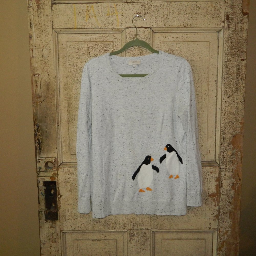 LOFT Penquin Pull over Top Size L (JJ-38)